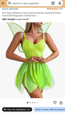 Tinker Bell Costume Women Medium