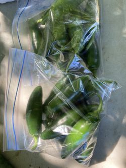 Bell peppers and jalapeños