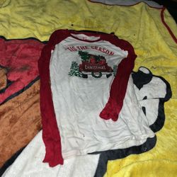 Girls Christmas Pajama T Shirt 