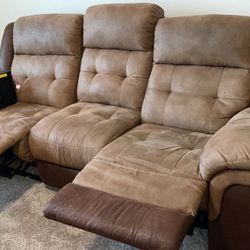 Comfortable Fabric Recliner 