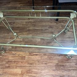 Glass Coffee Table! 26 by 48 inches