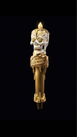 Negra Modelo Sugar Skull Beer Tap Handle