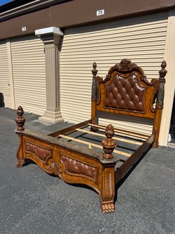 Beautiful queen size bed frame