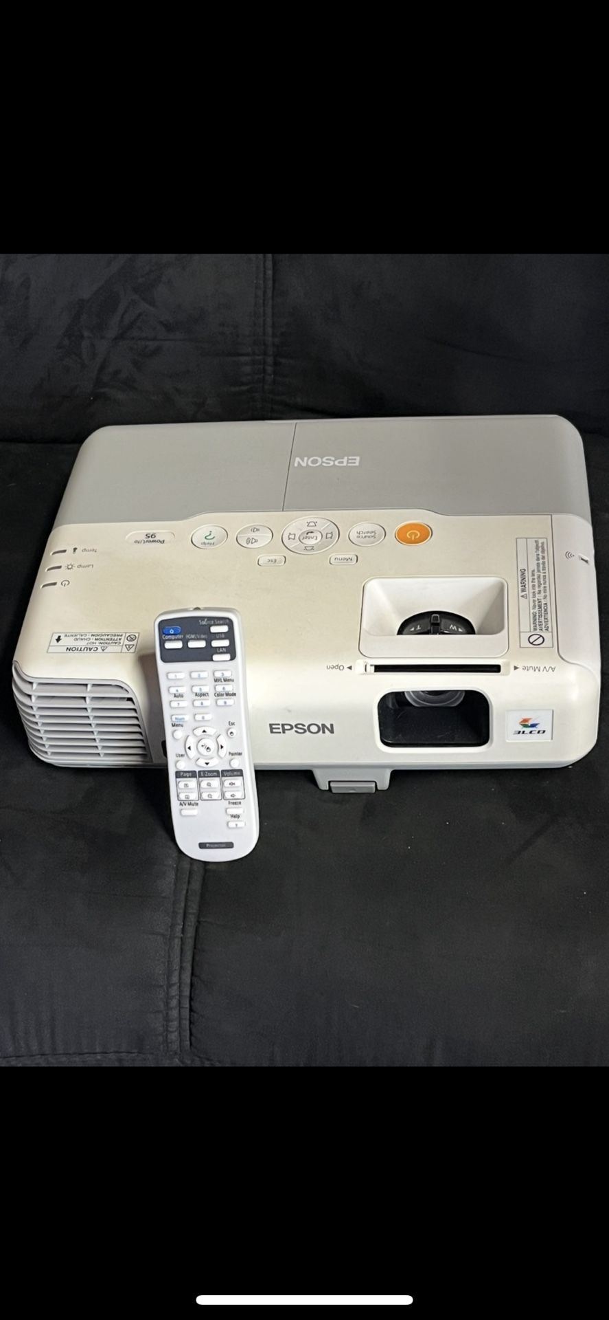 Epson Projector & Projector Screen