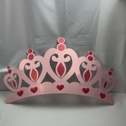 Home Decor Pink Crown Girl’s Accessories 29.53x15.75in 