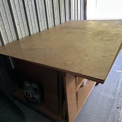 Extra Large Heavy Duty Workbench on Wheels - 75” Wide!