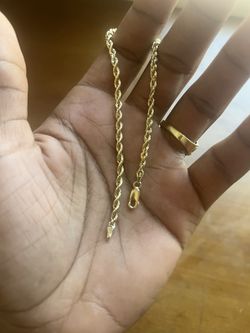 10k Rope Bracelet
