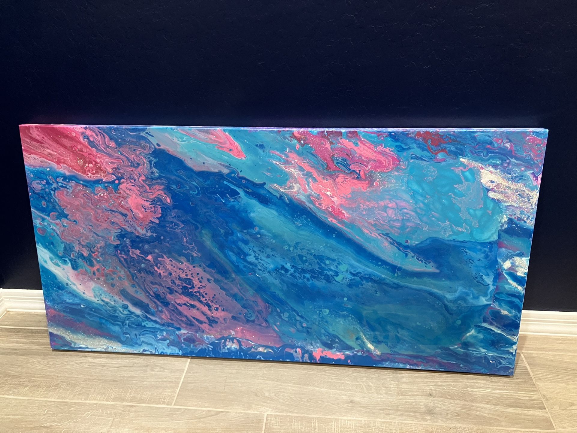 Spill Painting - 2x4’