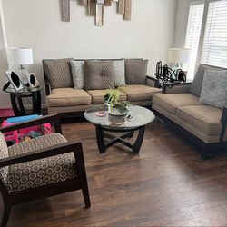 3 pieces  living  room set