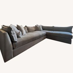 Denver Velvet Sectional Sofa Couch
