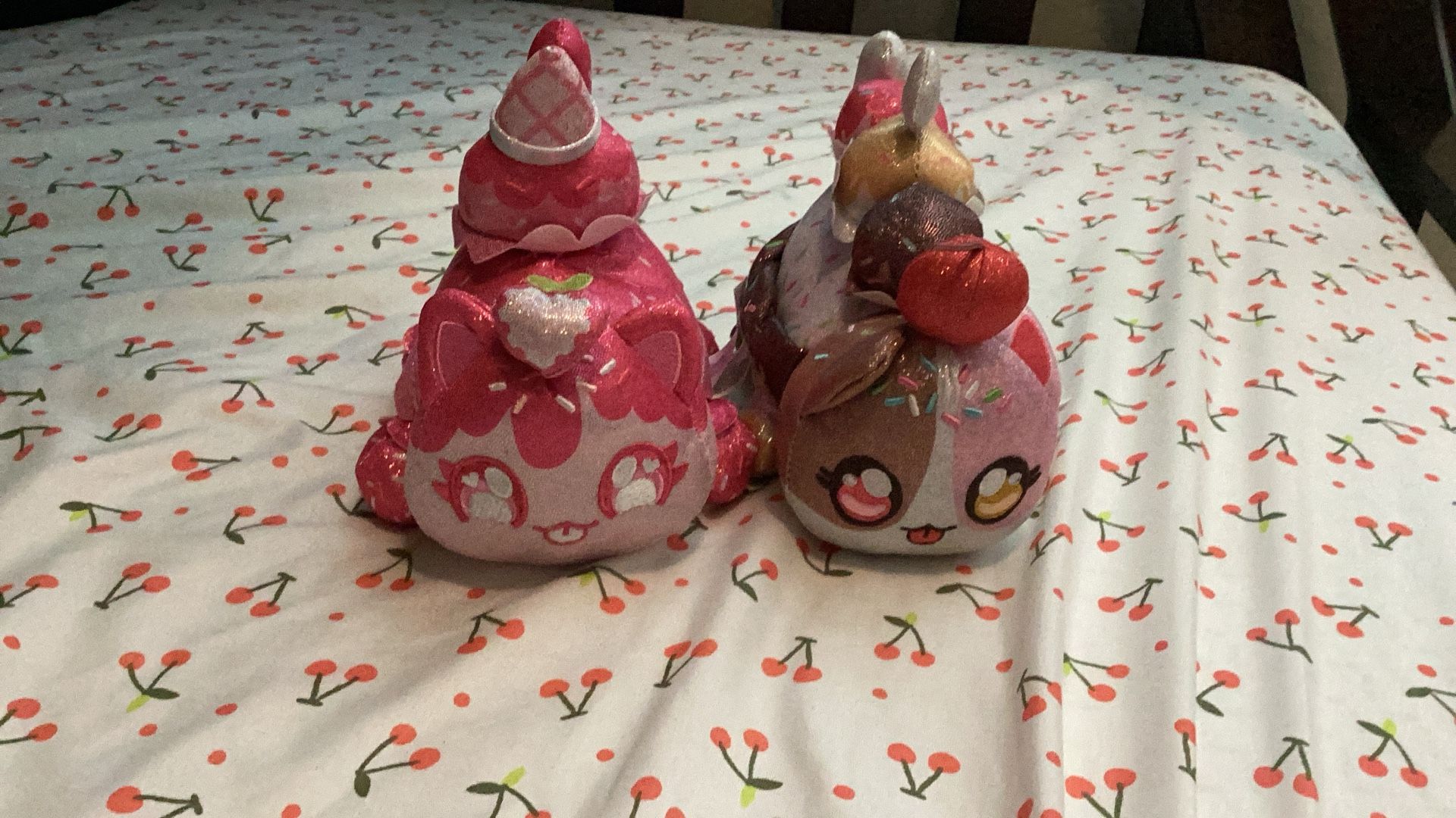 Two Ice Cream Cat Plushie
