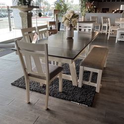 Table 4 Chairs And Bench 