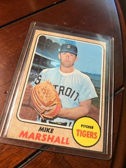 1968 Topps Baseball Card #201 Mike Marshall Detroit Tigers Rookie ⚾️