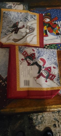 Christmas Decoration Snowman Napkins 