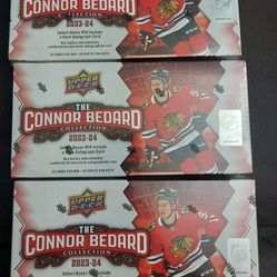 Upper Deck 2023-24 🔥The Connor Bedard Collection Rookie Box Set 🏒Find the Autograph 🔥