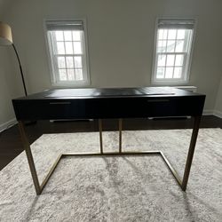 Black Office Desk 