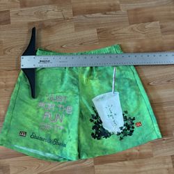 Travis Scott cactus jack McDonald’s Shamrock Shake green shorts Sz s #mcdonalds #shamrockshake