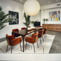 CB2 Azalea Brown Dining Chair 