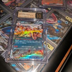 Charizard Ex - Ruler of the Black Flame (CGC Pristine 10) Pokemon