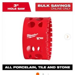 4 1/4" & 3" Milwaukee 