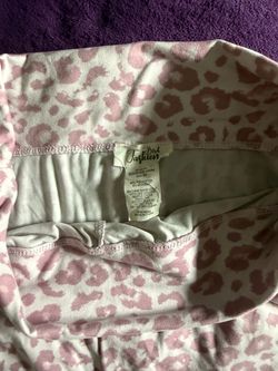 Bivi Fashion Pink Leopard Print Shorts Size M