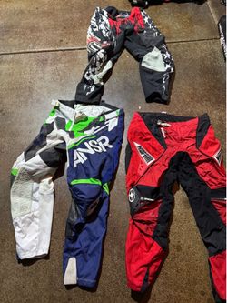Men size 36 Dirtbike pants @ $75 each (67 ave and happy valley)