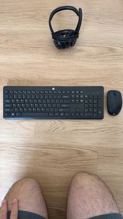 Wireless HP key board and mouse
