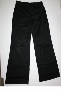 GUCCI Brown Dress Pants Italy Wide Leg Black Leather Belt Loops Extreme Flare Women's Size 40. No stains, holes, rips or tears. Gucci 100% authentic.