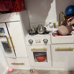 Kids Play Kitchen Wooden 