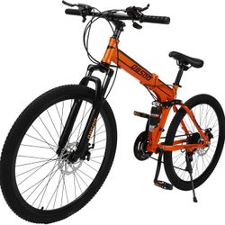 26”Folding  mountain bike (brand new in the box)