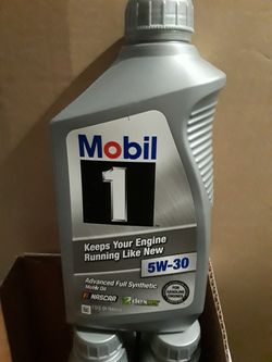 Brand new oil I didn't use. Mobil . 25 bucks