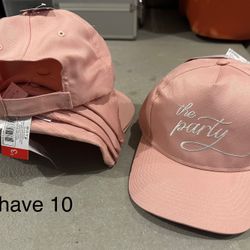 Pink 'The Party' hats $2 each 