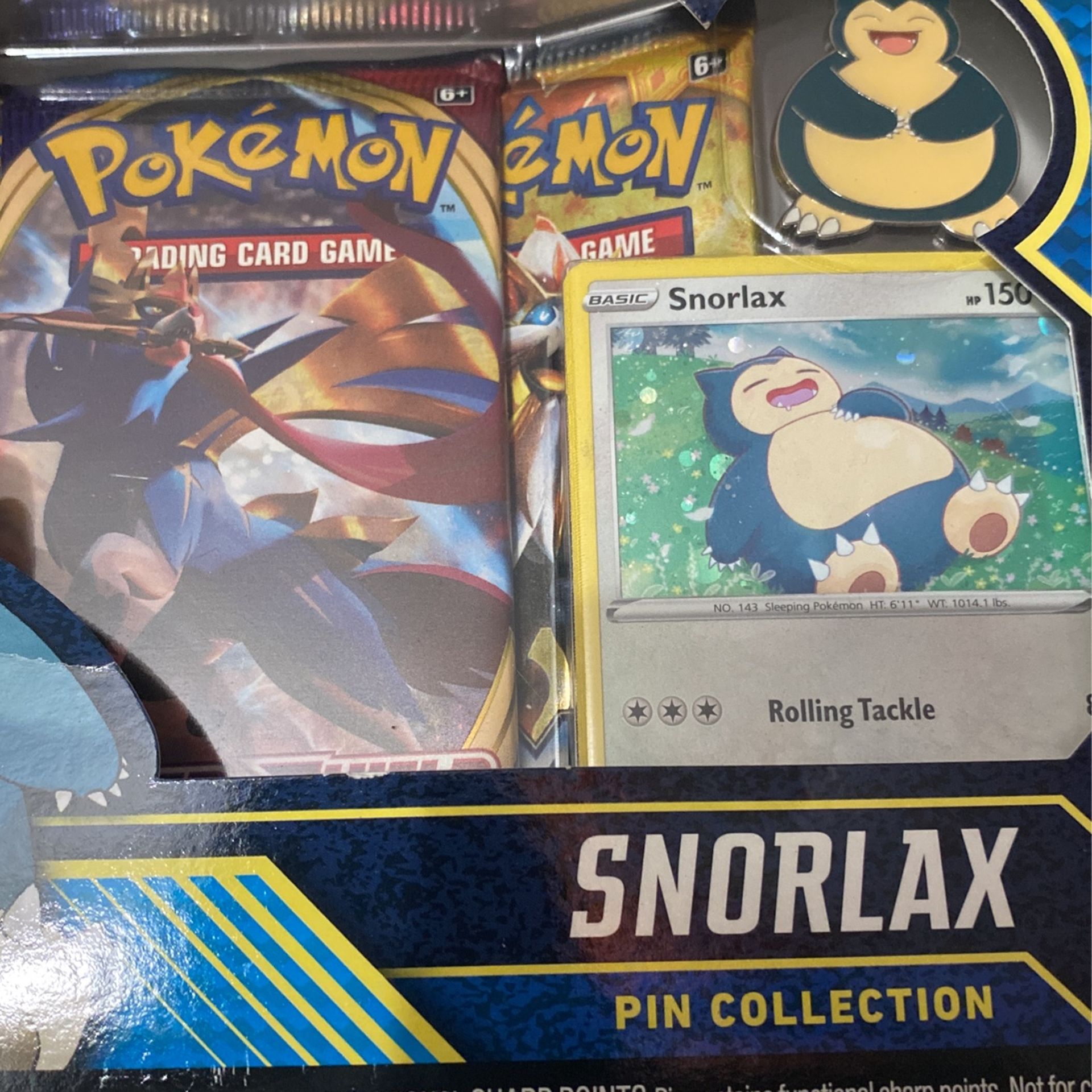 Pokémon Tcg Cards Snorlax Pin