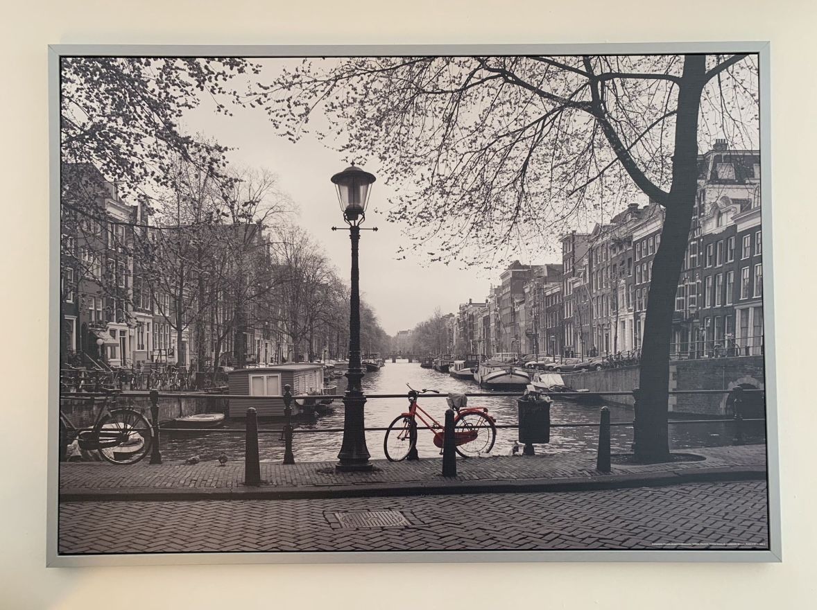 Huge IKEA AMSTERDAM framed Canvas Print