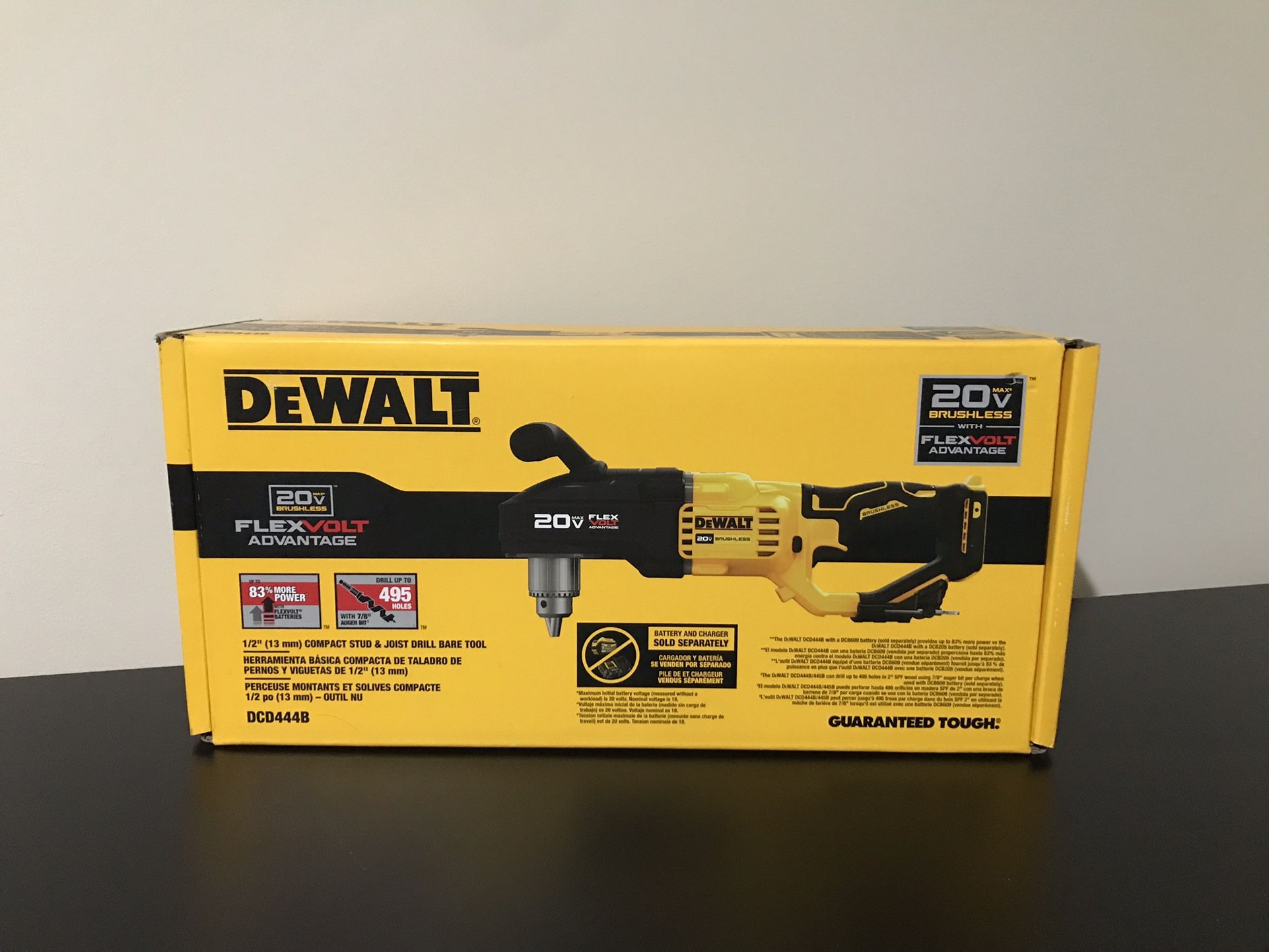 Dewalt Stud & Joist Drill ( DCD444B )