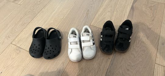 Adidas And Crocs Toddler 8 And 9
