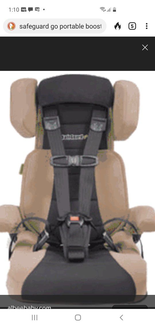 SafeGuard GO Portable Booster Car Seat

