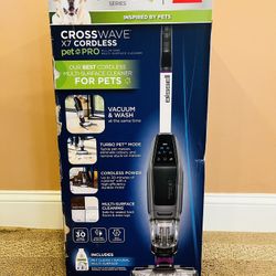 Brand New Bissell Cross Wave X7 Cordless 2 In 1 Vacuum & Shampooer 