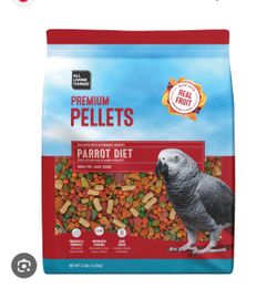 All Living Things® Parrot & Large Bird Premium Fruit Pellet Food - Daily Pellet Diet