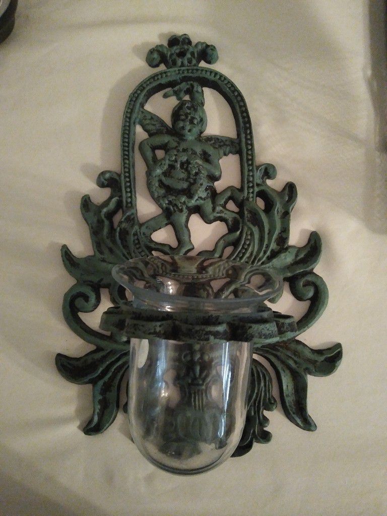 Iron Candle Sconces X 2