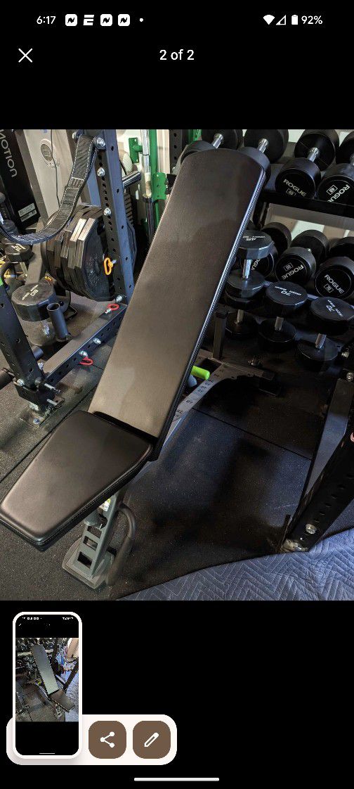 Prime Fitness Adjustable Bench 