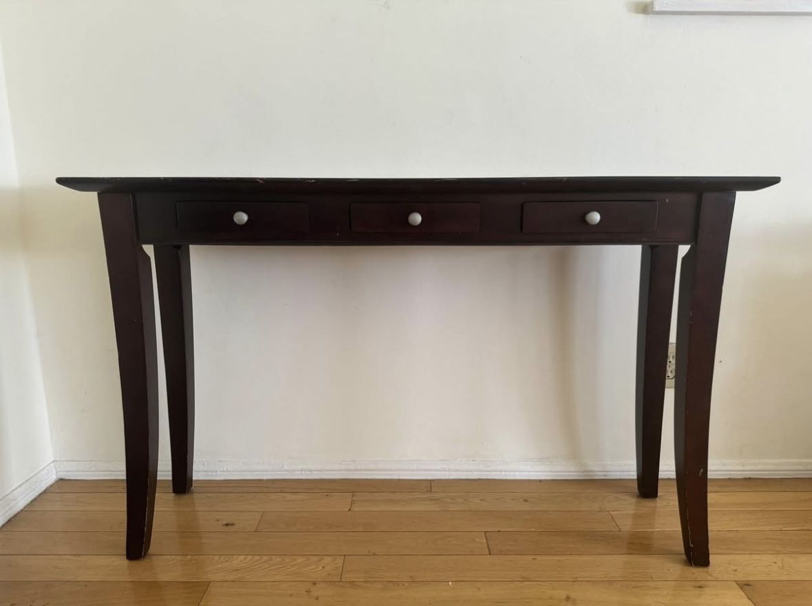 Vintage Mahogany Console Table