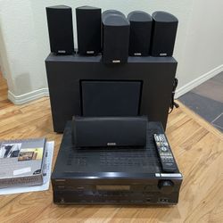 Whole Set of Polk Audio 7.1 Speakers and Sub, Amplifier