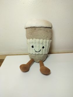 Authentic Jellycat London Amuseable Coffee To Go Cup Plush 7.5"