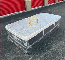 12” Thick Twin Size Mattress / Box included - Same day delivery 🚚