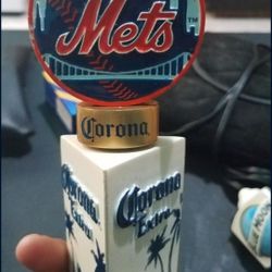 Baseball Mets Beer Tap Handler New York