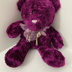 Dan Dee Collectors Choice Purple Bear Plush