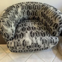 Reduced!! Accent Chair + Ottoman