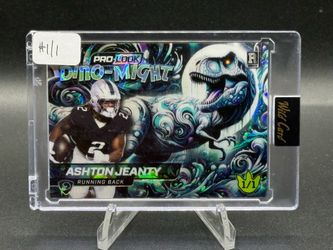 2025 Wild Card Pro Look Dino-Might T-Rex #DMPTRX1-AJ Ashton Jeanty RC #1/1 (Sealed)