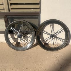Madfiber Carbon Wheelset Wheels Road Bike Tubular